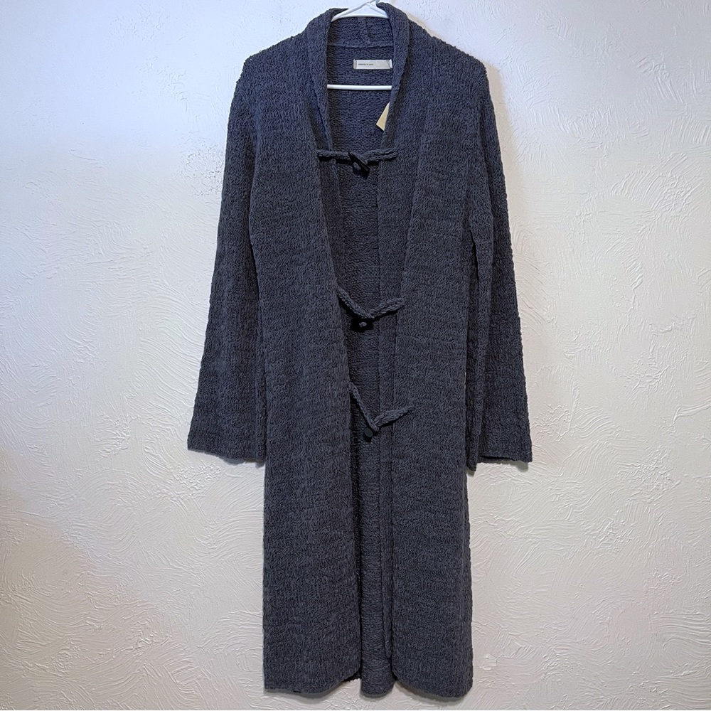 Anthropologie Sleeping On Snow Wool  Cardigan Long  Toggle Button  SZ M